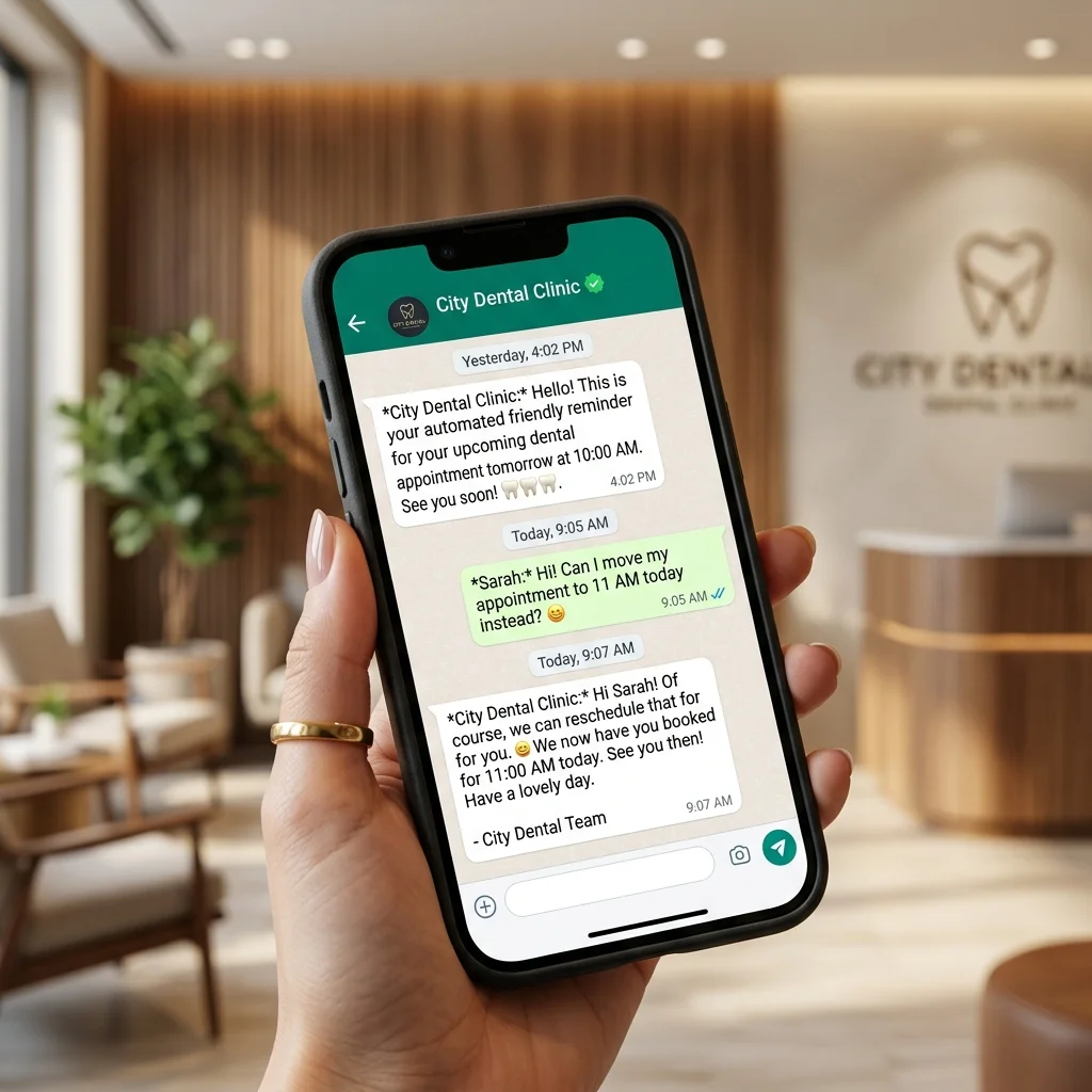 WhatsApp Business automatizado y CRM de pacientes