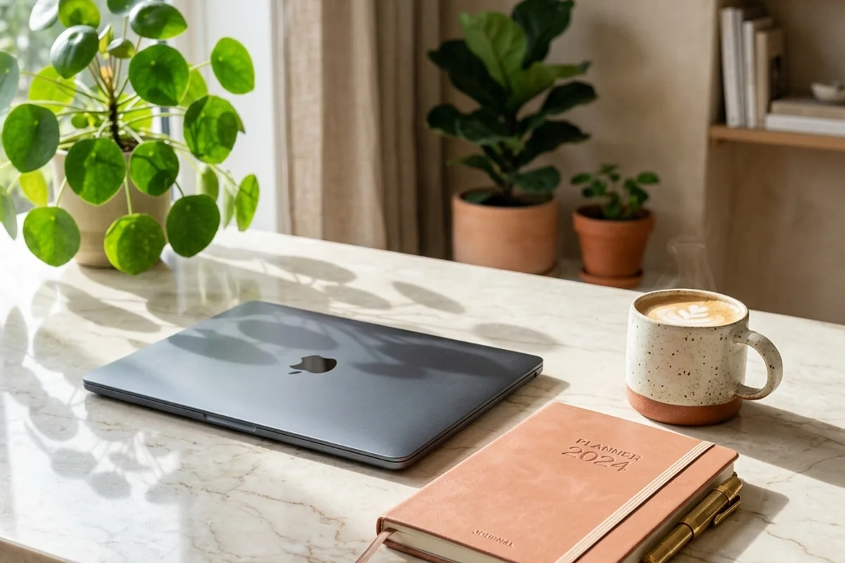 Workspace y escritorio de trabajo de Cori