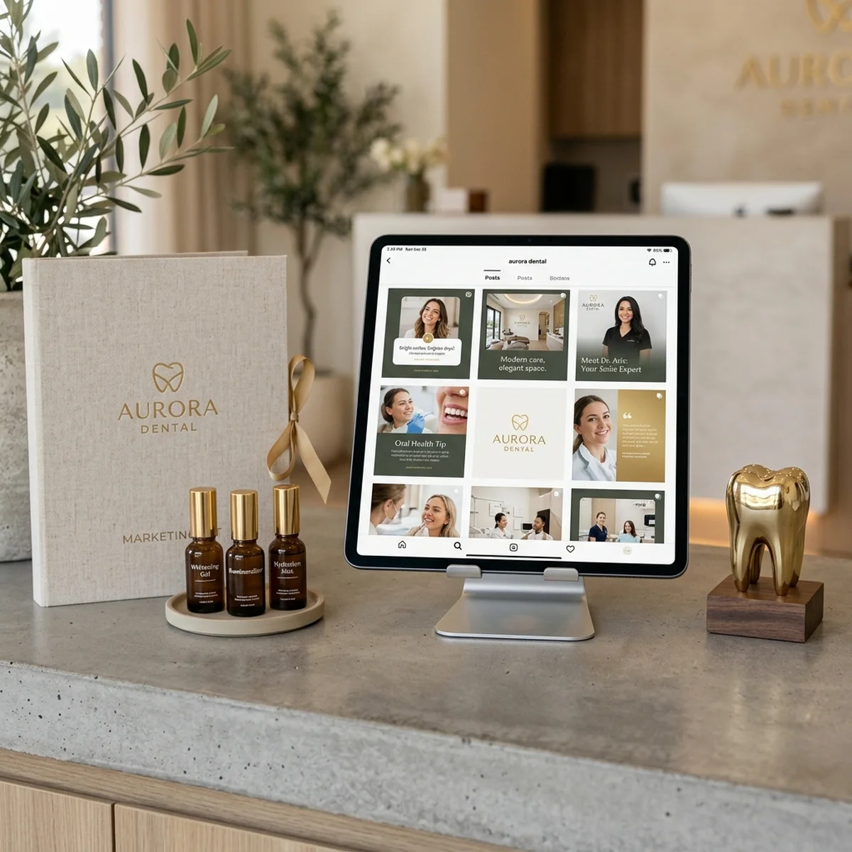 Mockup del Pack de Marketing Dental