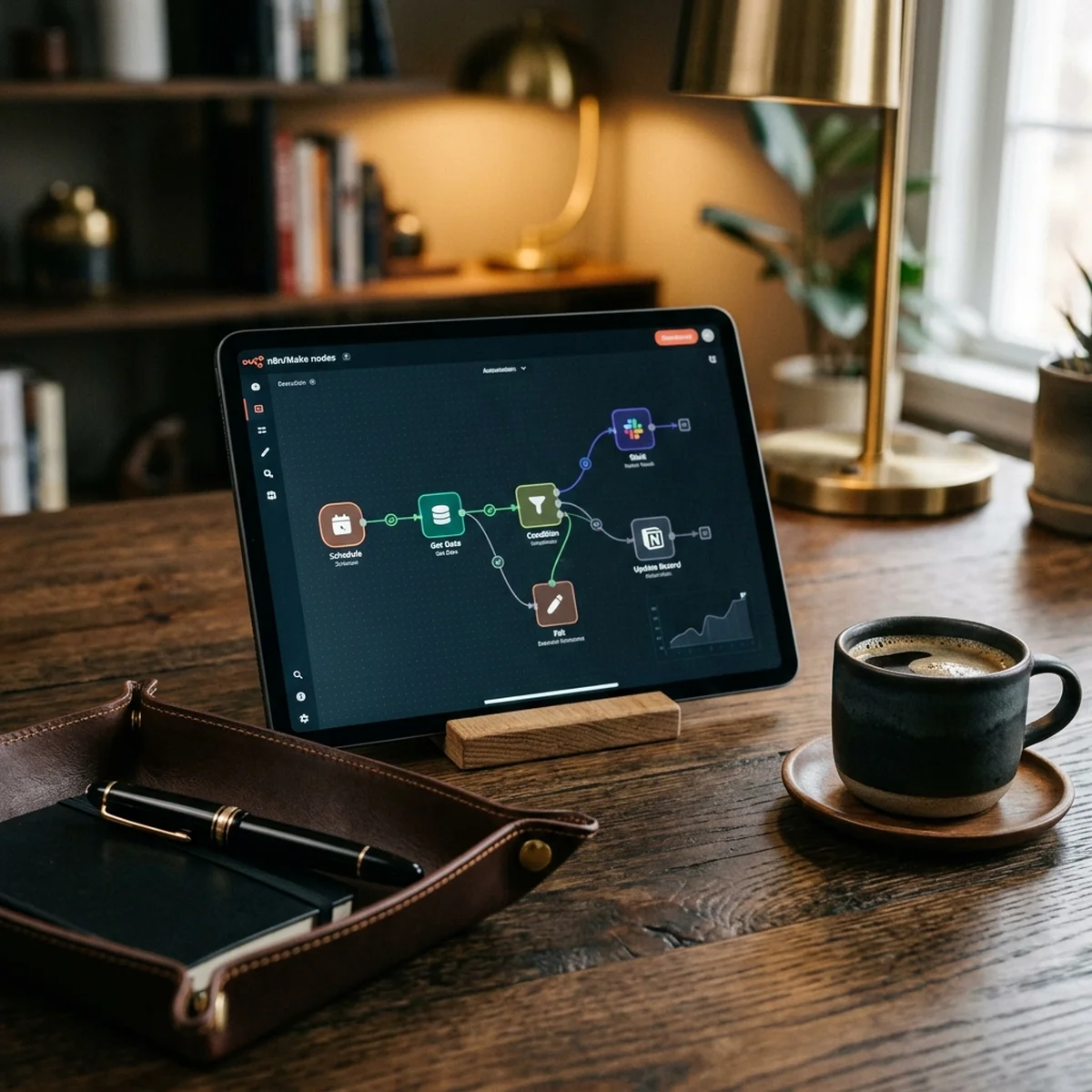 Mockup de Plantillas de Automatización y Chatbots