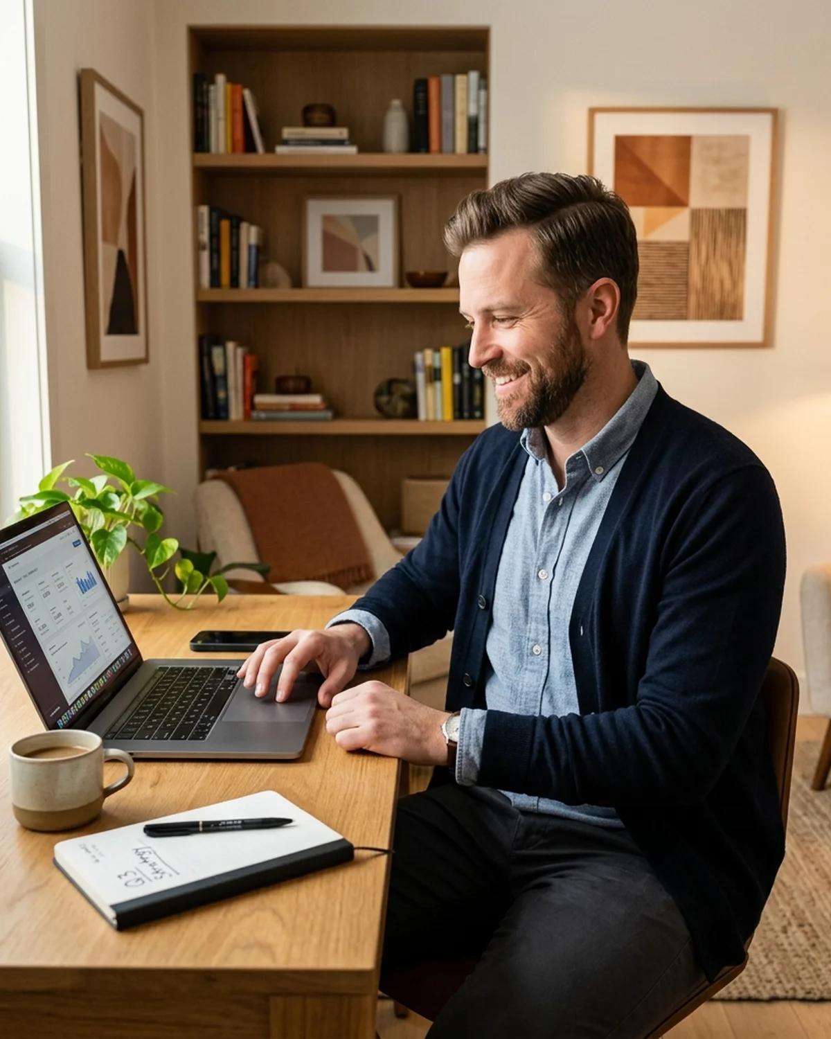 Estratega profesional configurando flujos de automatización
